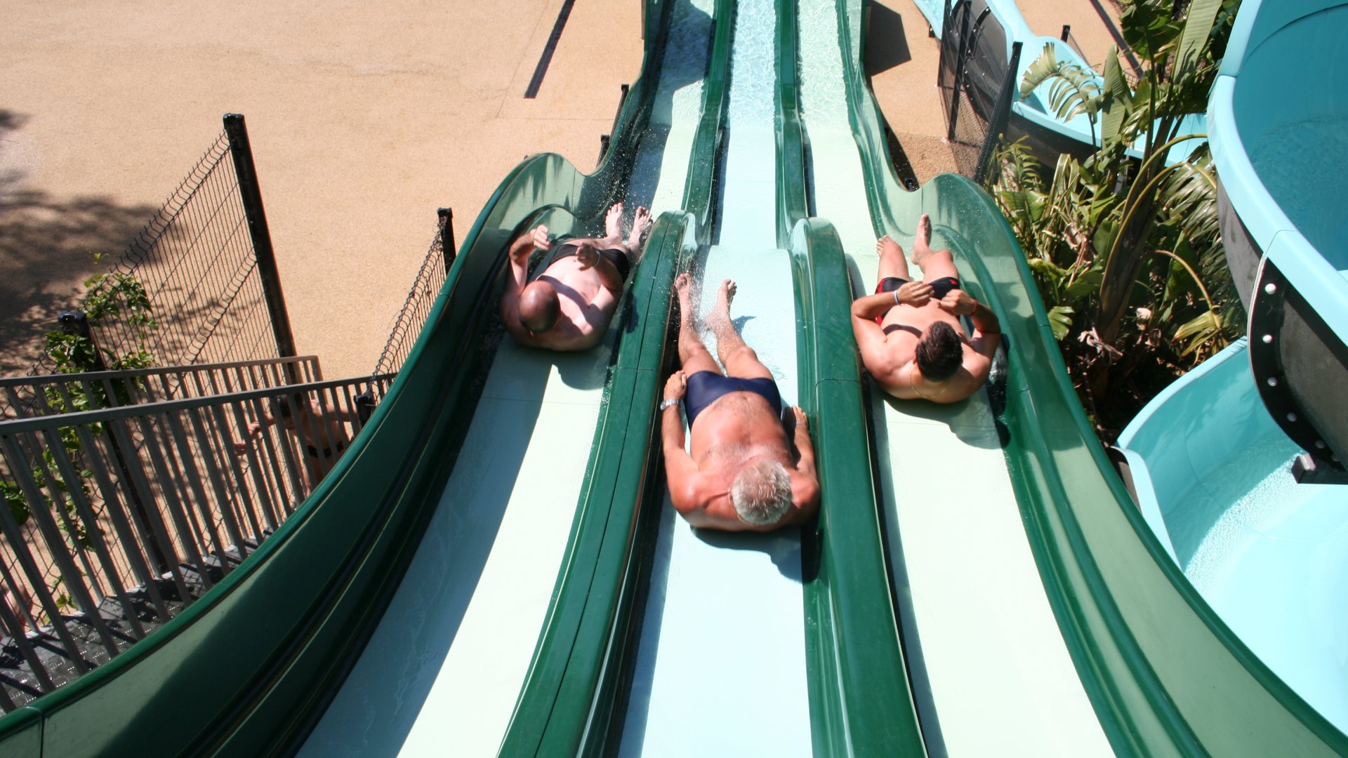 Wasserparadies, Wasserrutschen und Wasserspiele für Ferien mit der Familie oder mit Freunden