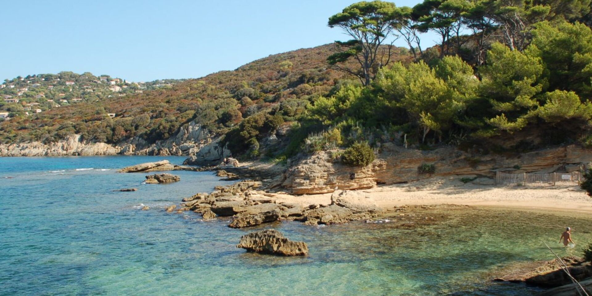 Unser Campingplatz im Departement Var liegt in der Nähe der Insel ‘Le Levant’.