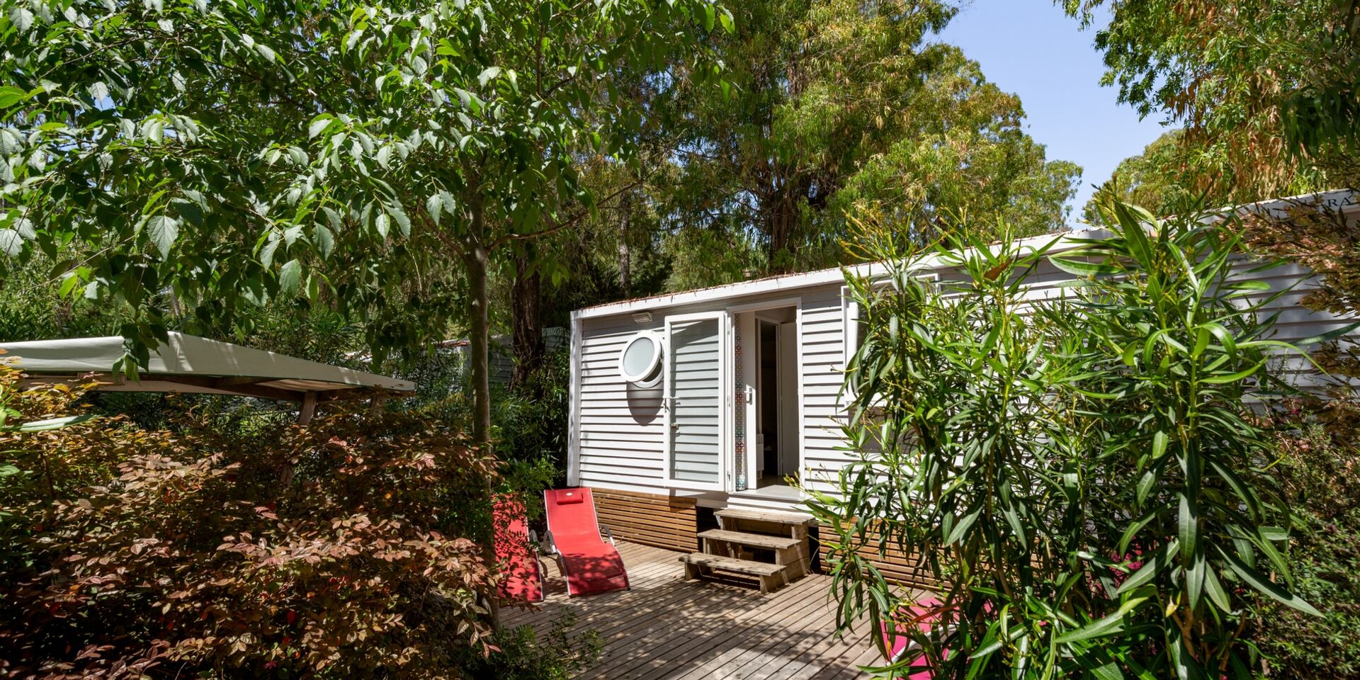 Ferien auf einem Campingplatz in der Provence