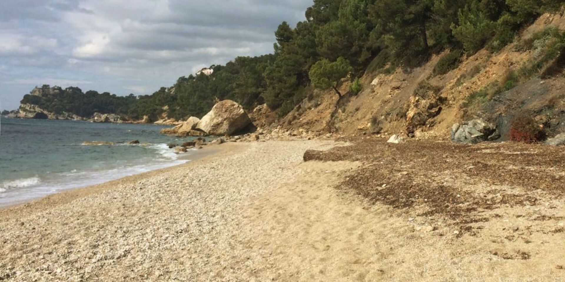 Sandstrand in der Nähe von Toulon