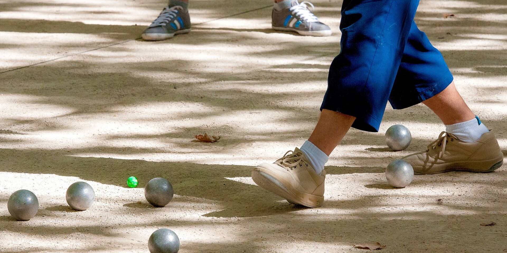 Pétanque auf unserem Campingplatz